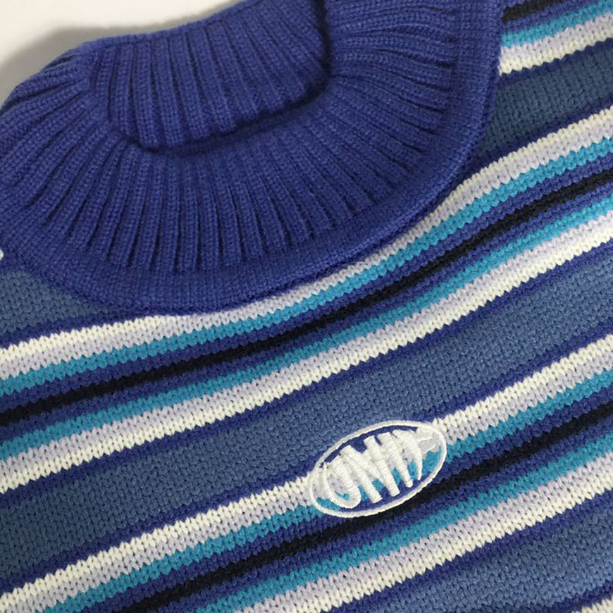 Vintage Blue Stripe Sweater