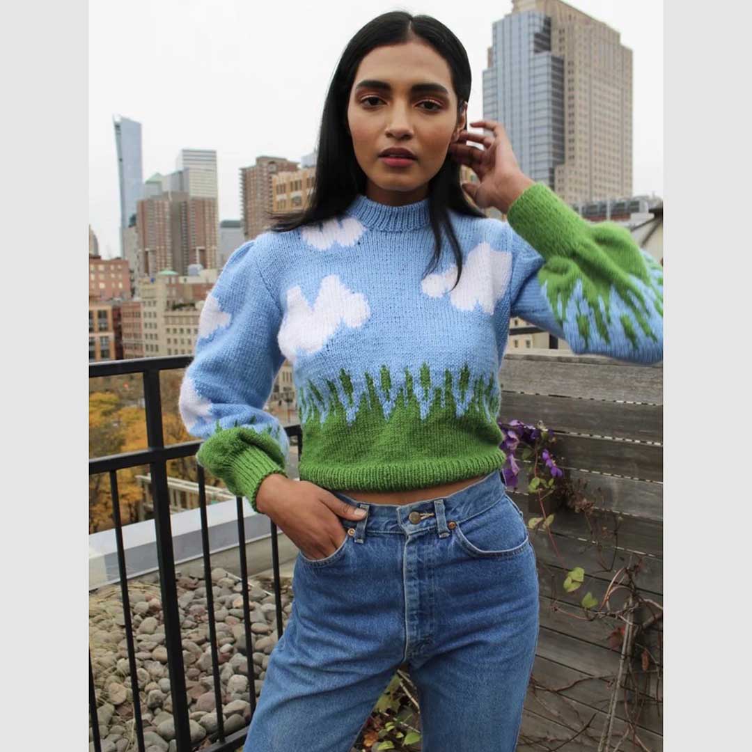 Cloud And Grass Sweater