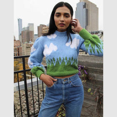 Cloud And Grass Sweater