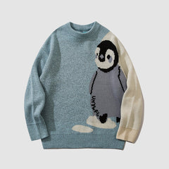 Pinguin-Strickpullover