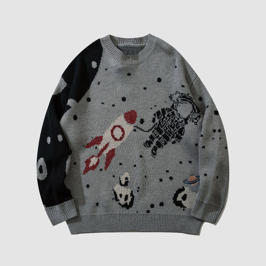 Astronaut Pattern Sweater