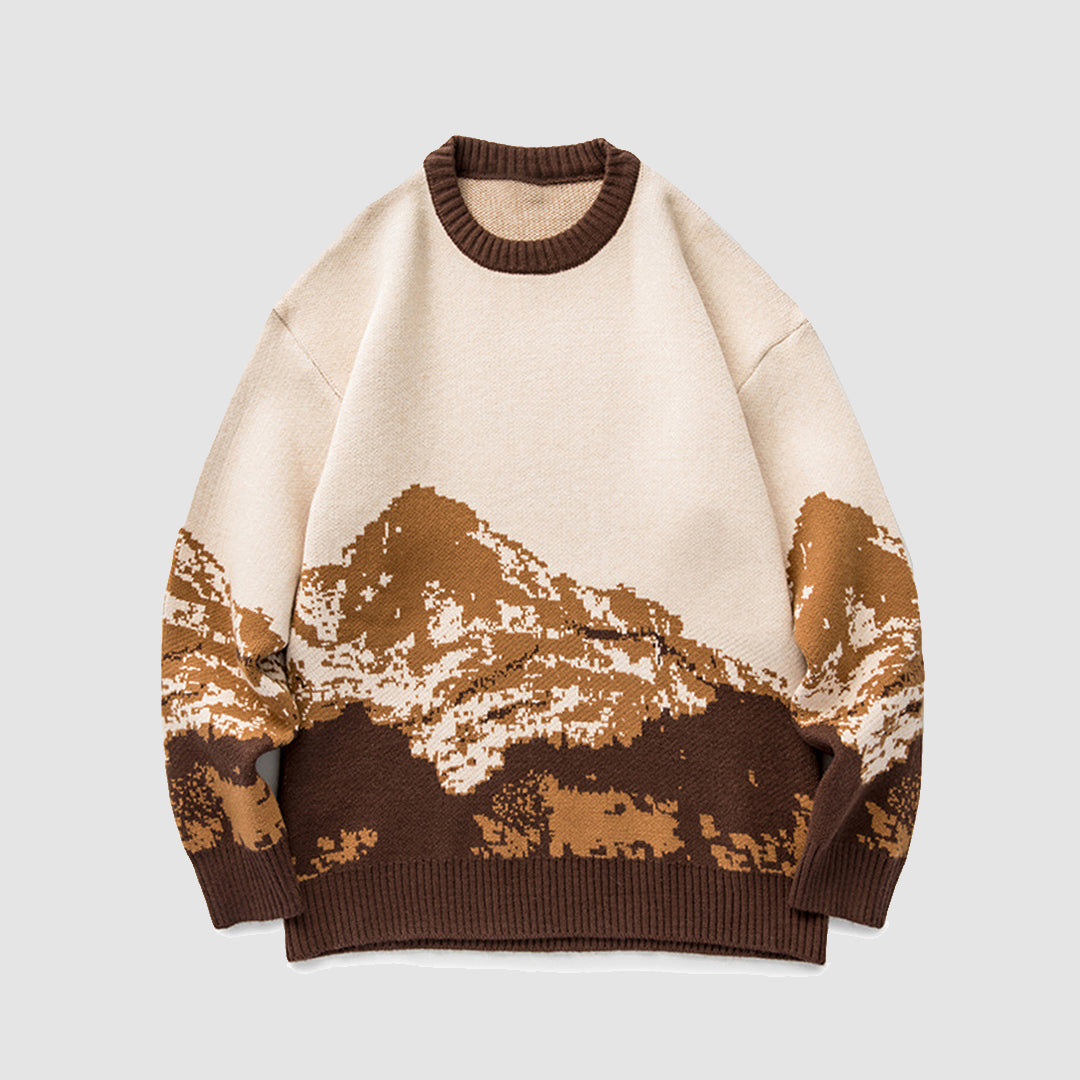 Mountain Pattern Sweater