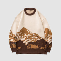 Mountain Pattern Sweater