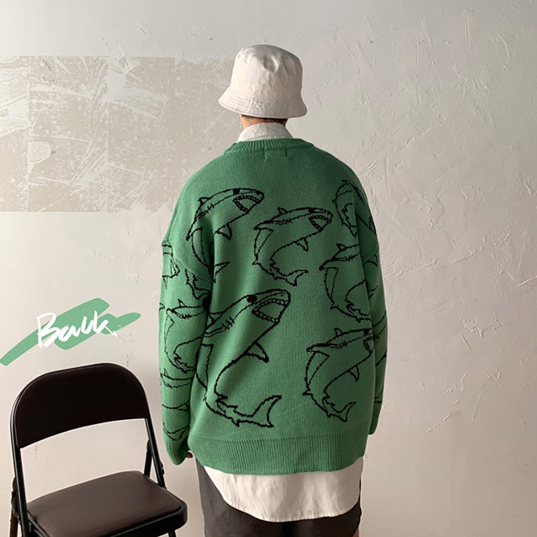 Fantasy Shark Strickpullover