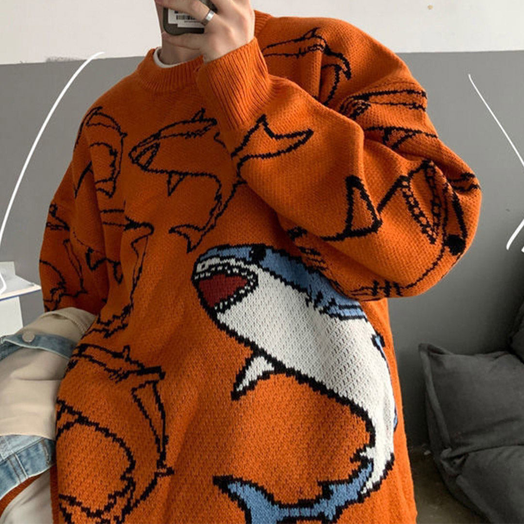 Fantasy Shark Strickpullover