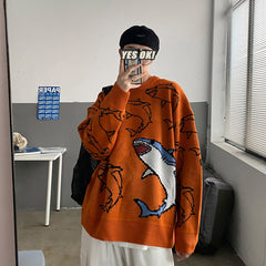 Fantasy Shark Knit Sweater