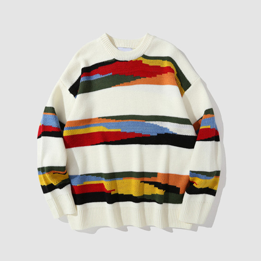 Rainbow Stripe Sweater