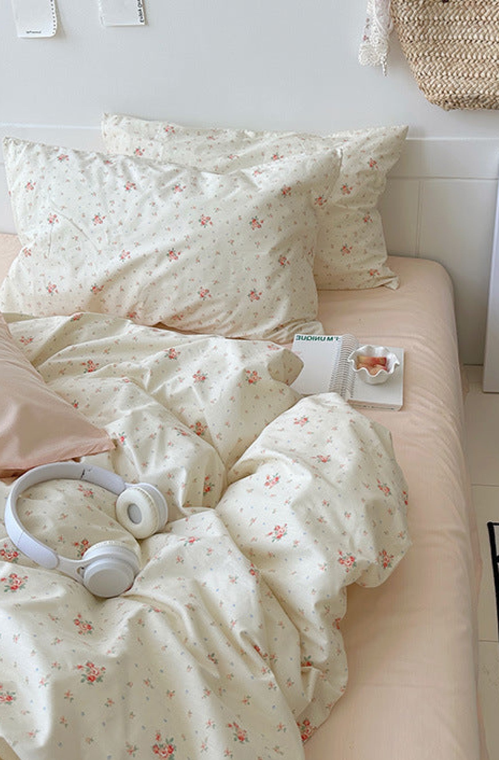 Sweet Floral Bedding Set - Pink