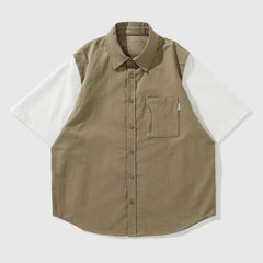 Two-Tone Casual Shirt