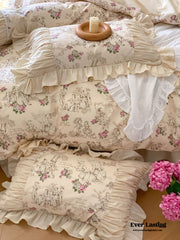 Victorian Inspired Antique Ruffle Bedding Bundle