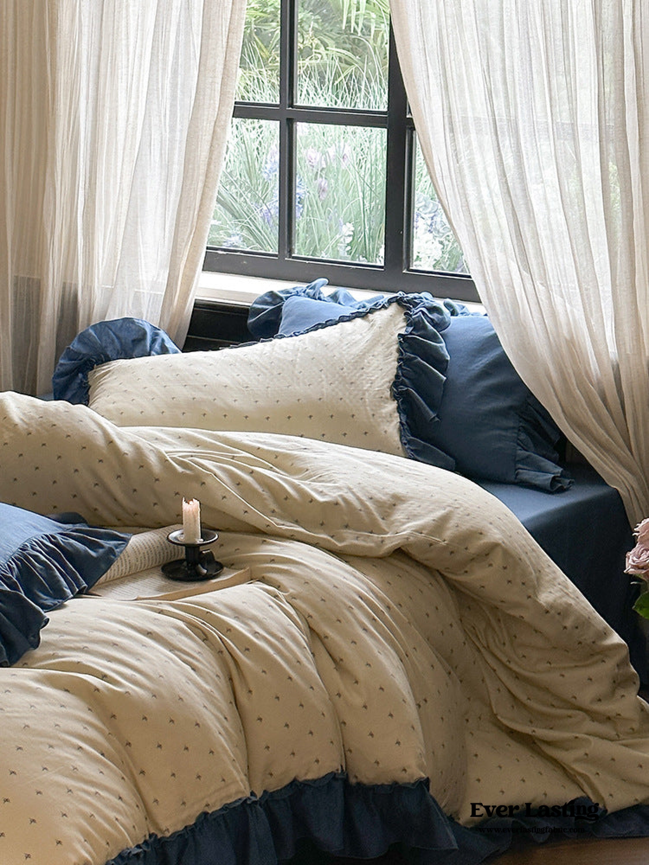 Vivienne Floral Double Gauze Bedding Bundle