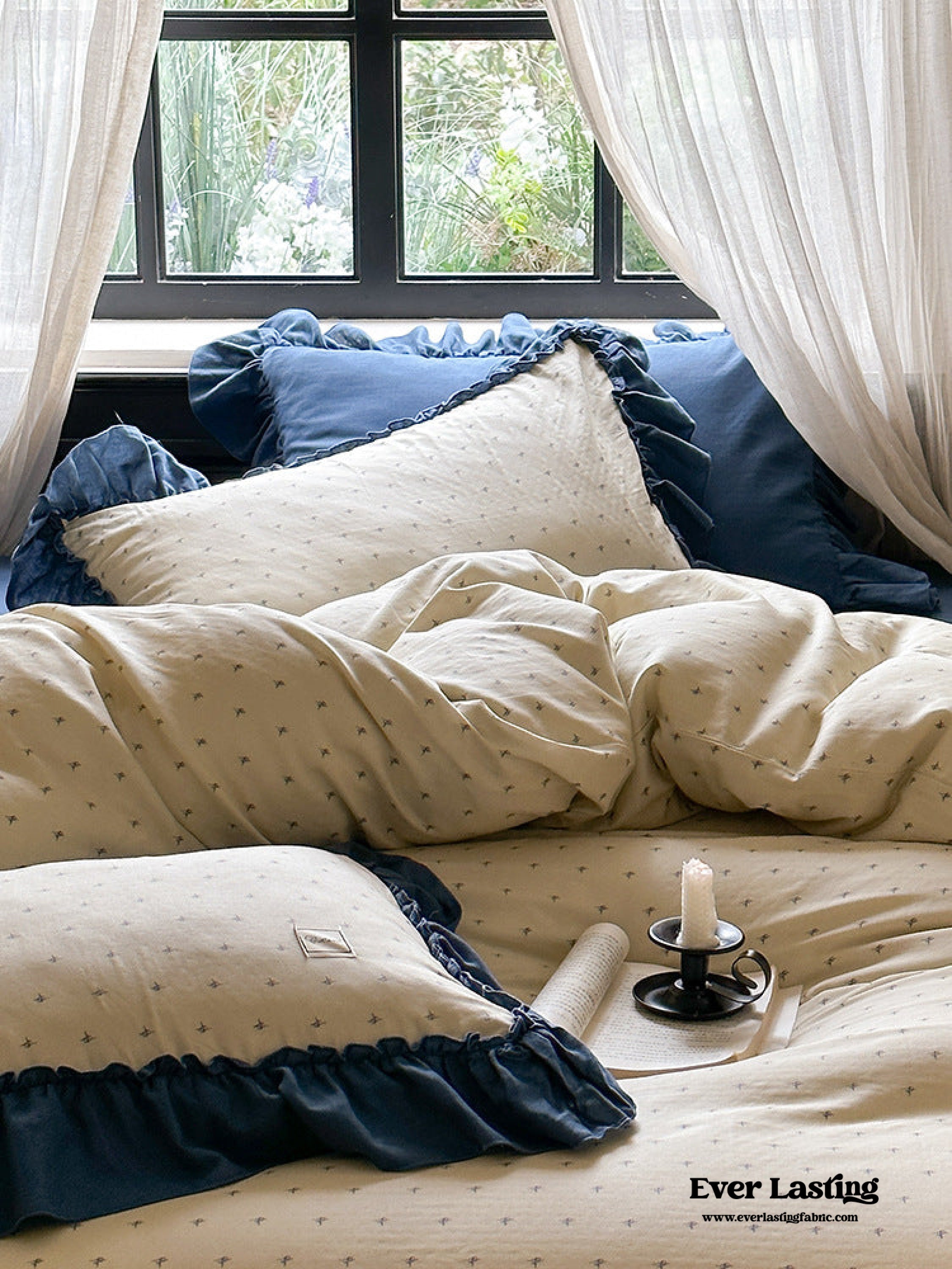 Vivienne Floral Double Gauze Bedding Bundle
