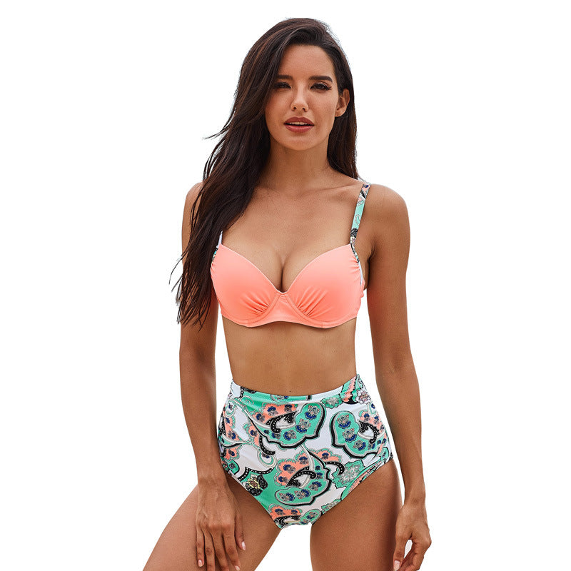 Women's Printed Two Piece Bathing Suit