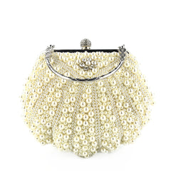 Large Shell Pearl Ladies Hand In Hand Banquet Clutch Bag Bag2123
