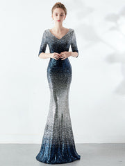 Elegant long evening dress