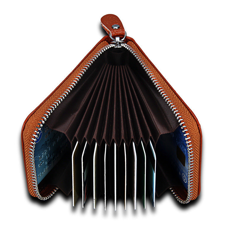 Multi-function zipper organ card holder