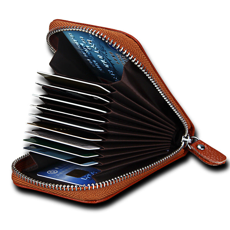 Multi-function zipper organ card holder