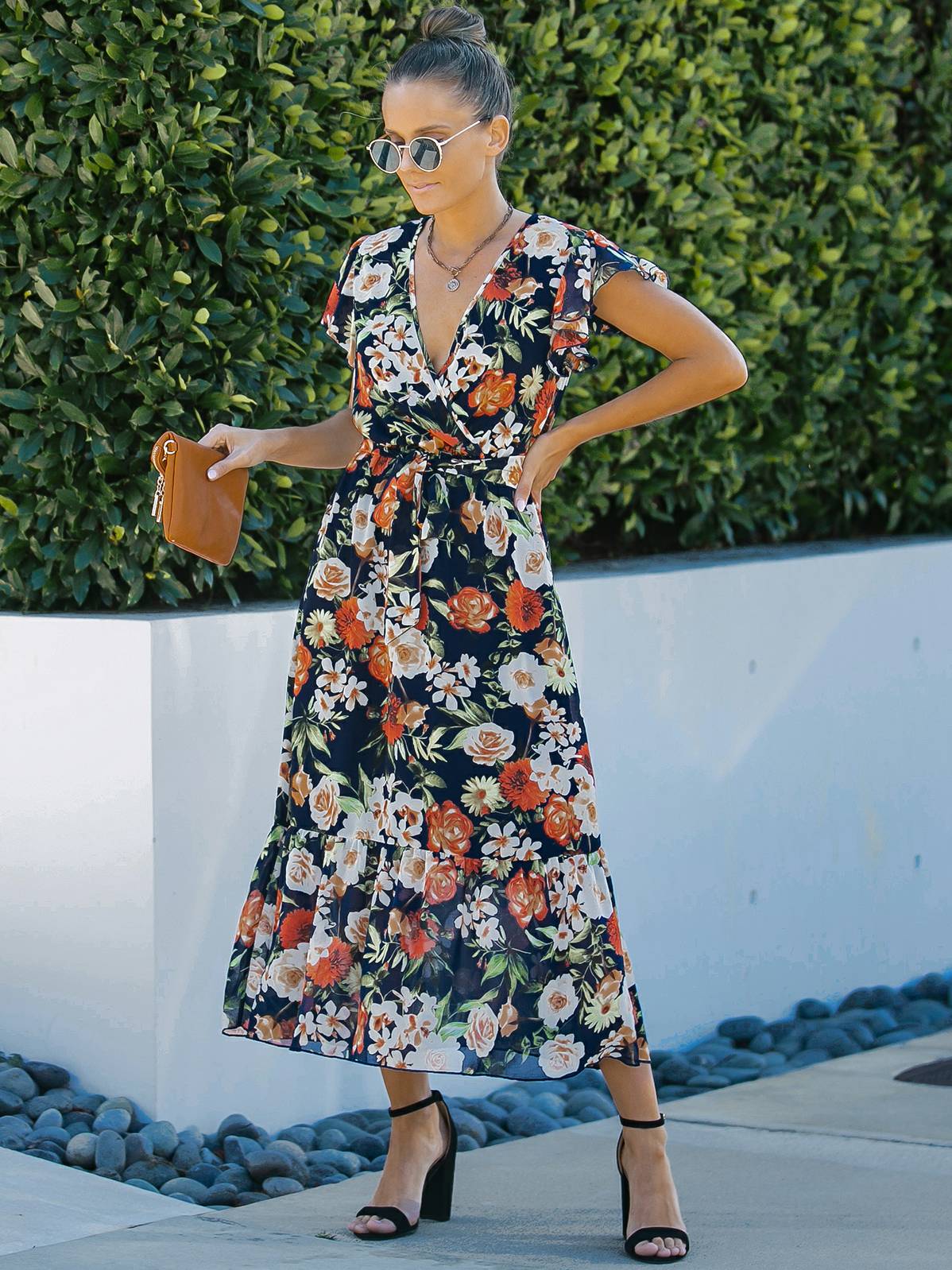 Floral Chiffon Dress