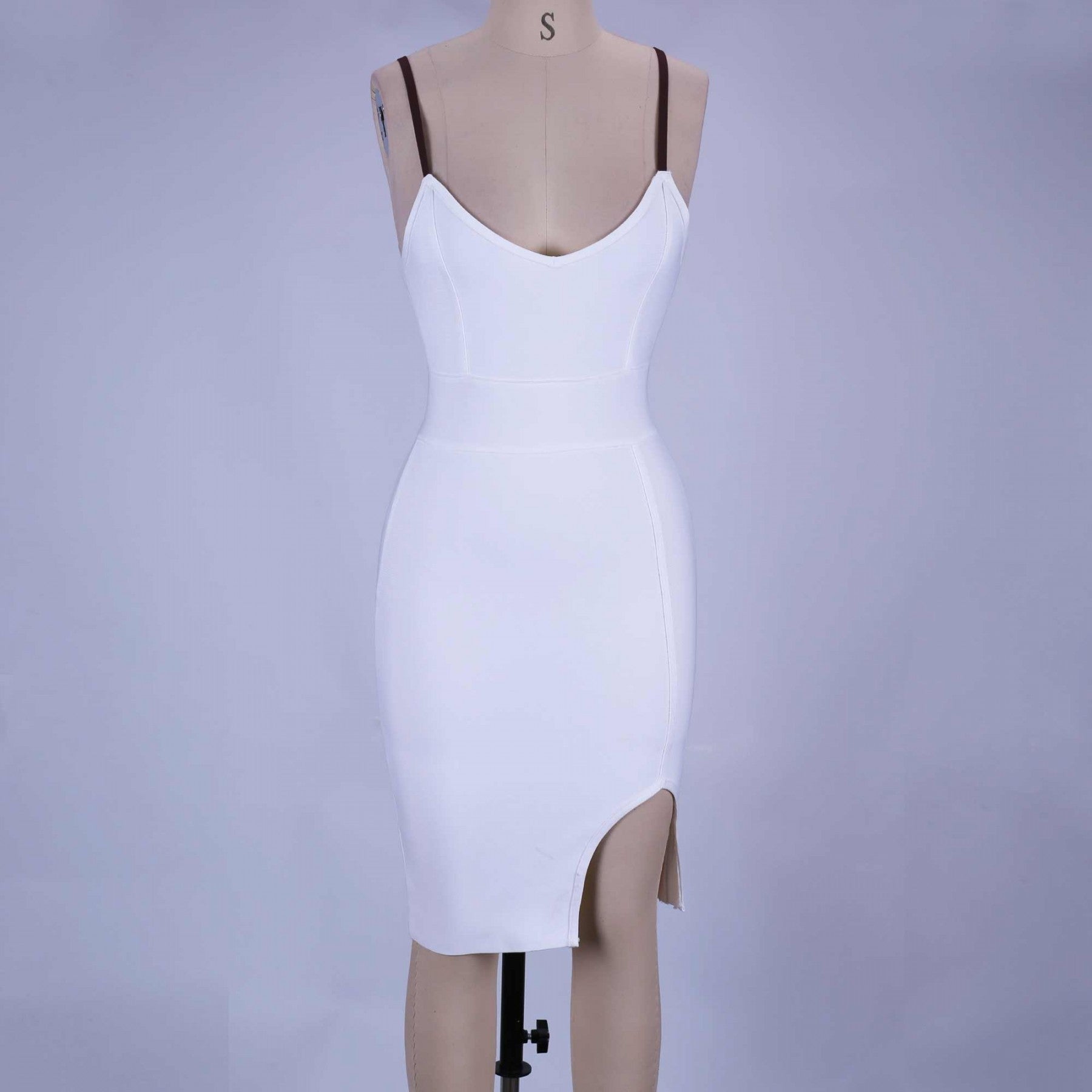 Strappy Sleeveless Cut Out Mini Bandage Dress PF1107