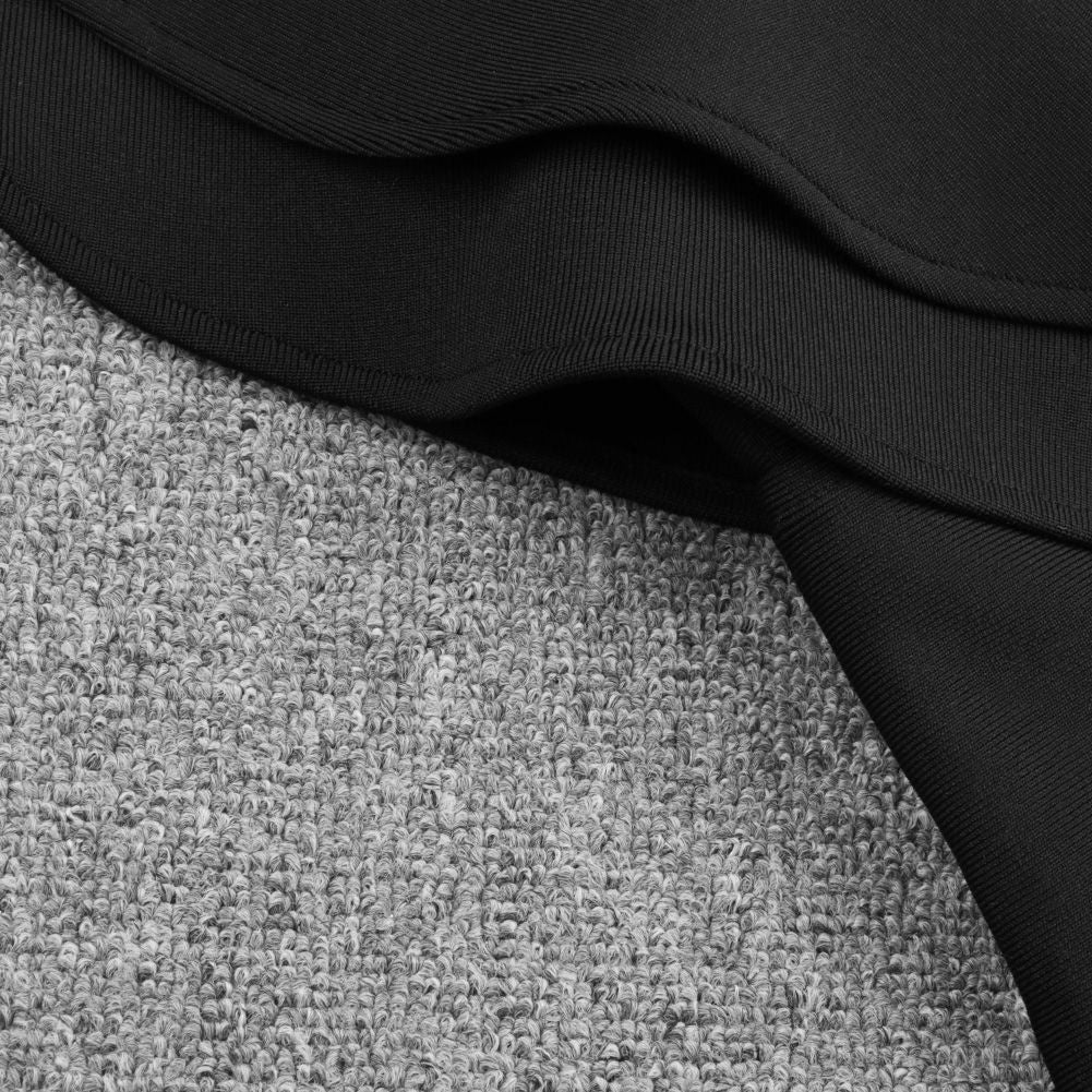 V Neck Sleeveless Frill Over Knee Bandage Dress PM19225