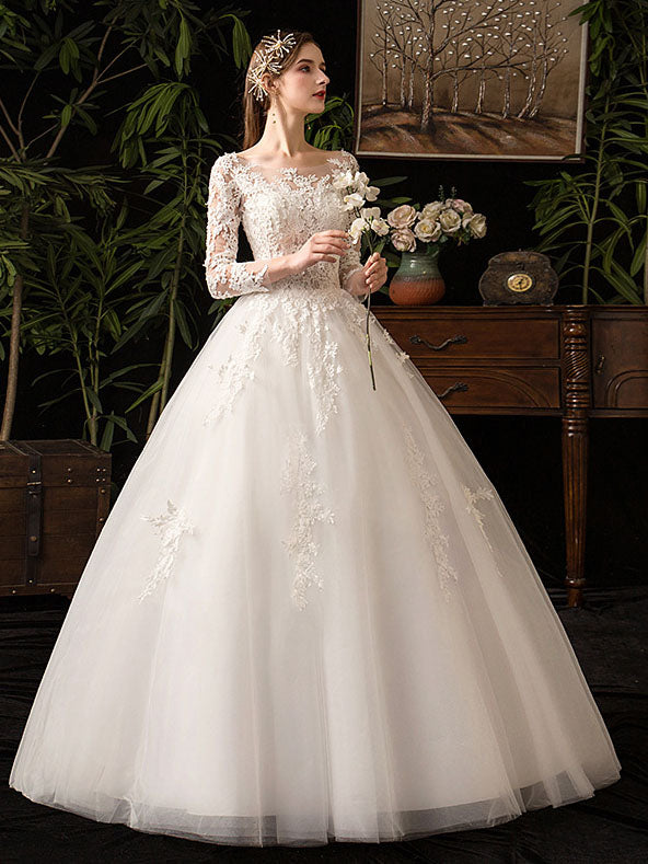 Princess Dream Französisches Meister-Brautkleid in Übergröße 