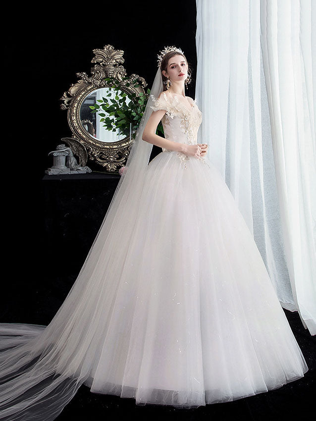 One-shoulder Photo Studio Light Wedding Dress