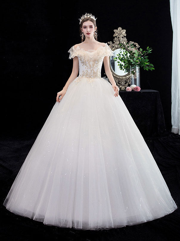 One-shoulder Photo Studio Light Wedding Dress