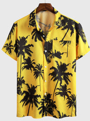 Tops casuales de estilo hawaiano para la playa