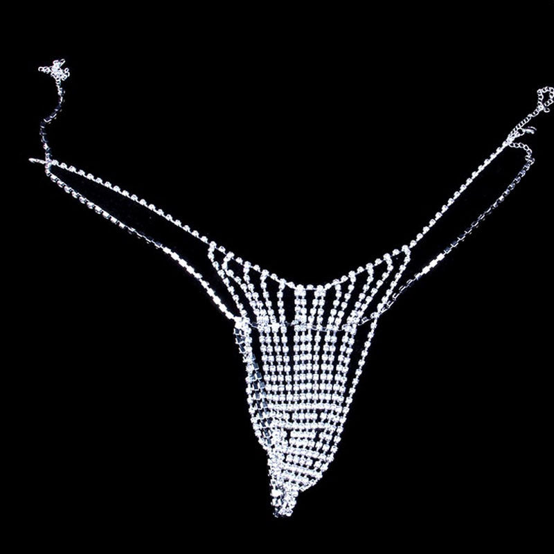 Volles Strass-Bikini-Strass-Set