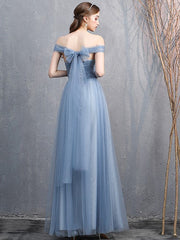 Blue Fairy Evening Dress Bridesmaid Dress