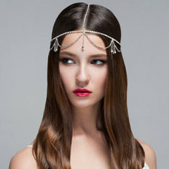 New Tassel Hair Chain Catwalk Between Forehead Bridal Headdress XG2169