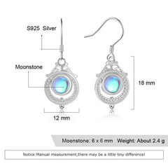 Pendientes de luna llena Elegance Moonlight 