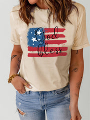 God Bless the American Flag Tee