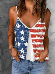 Tanktop mit amerikanischer Flagge