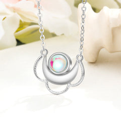 Collar de piedra lunar 