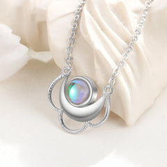 Collar de piedra lunar 