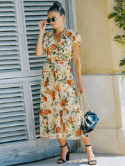 Floral Chiffon Dress