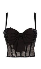 Top bandeau con tiras