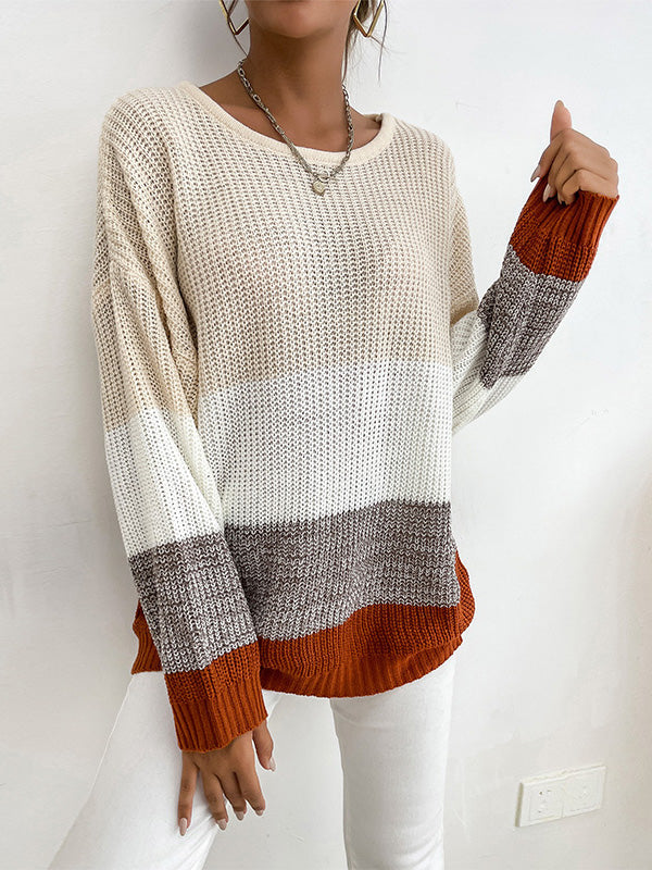 Collision Strickpullover mit Rundhalsausschnitt 