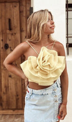 YelLow FLower Top