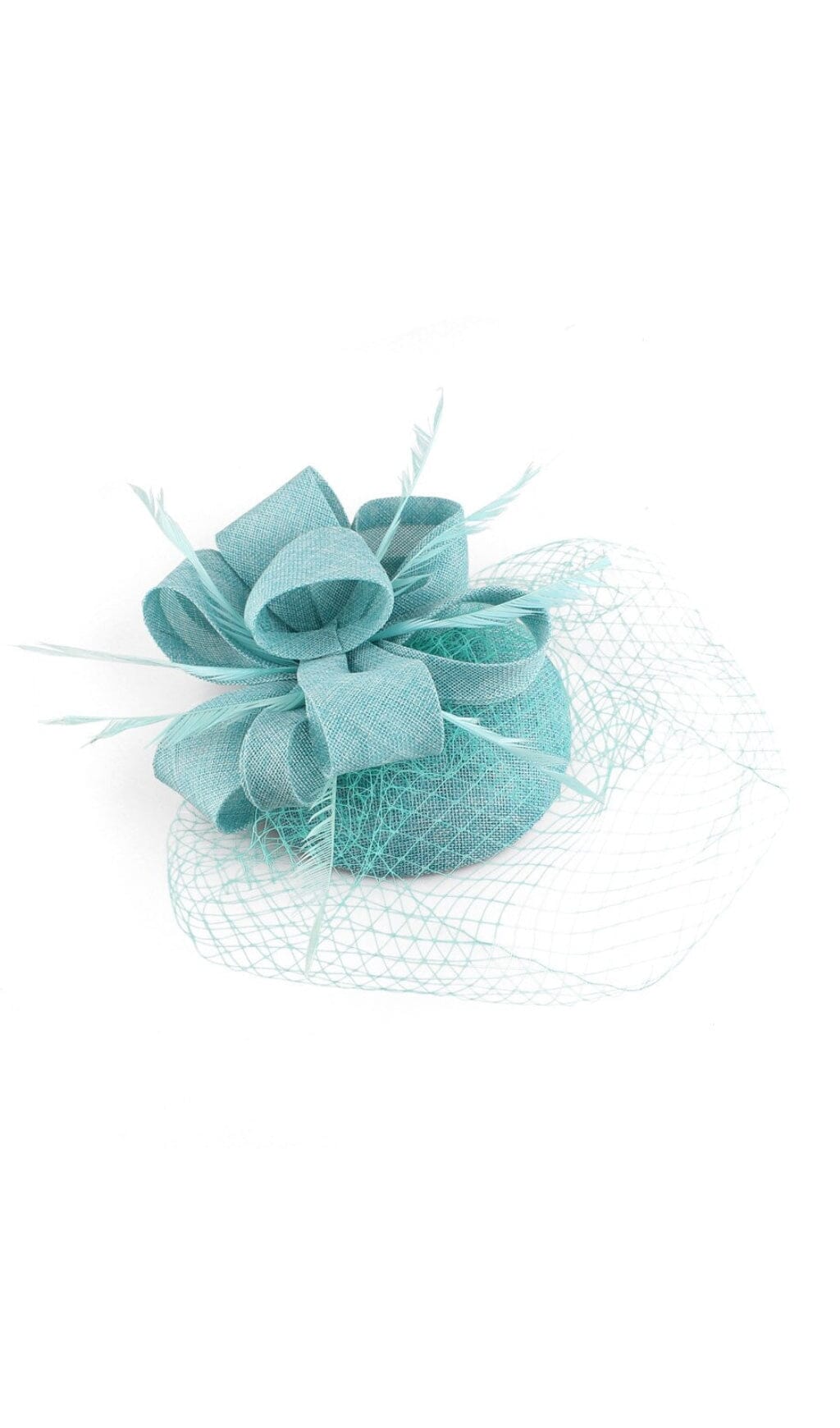 Turquoise Veil Fascinators