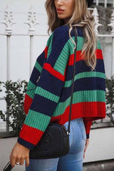 Round Neck Loose Knit Sweater