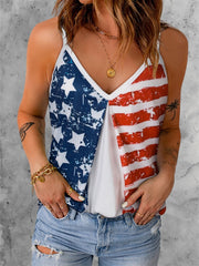 Tanktop mit amerikanischer Flagge