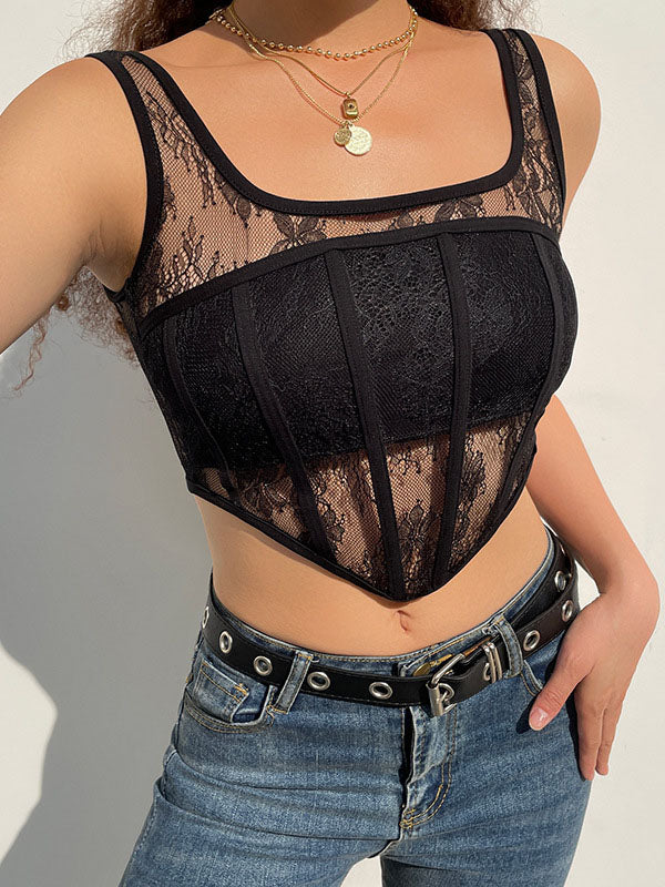 Mesh See-through Camisole