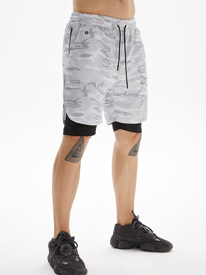 Pantalones cortos deportivos de fitness para hombre 