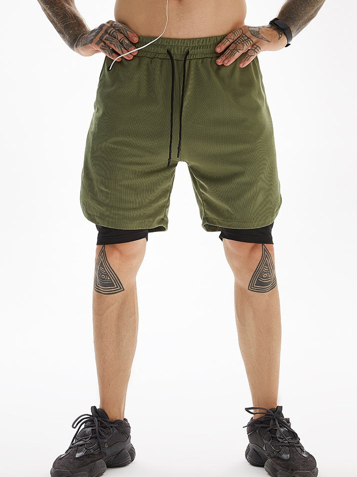 Pantalones cortos deportivos de fitness para hombre 