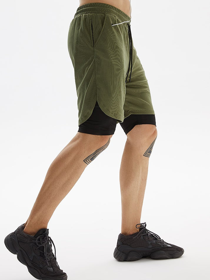 Pantalones cortos deportivos de fitness para hombre 