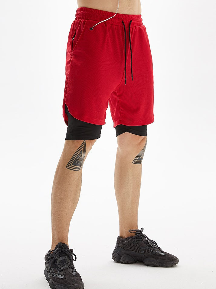 Pantalones cortos deportivos de fitness para hombre 