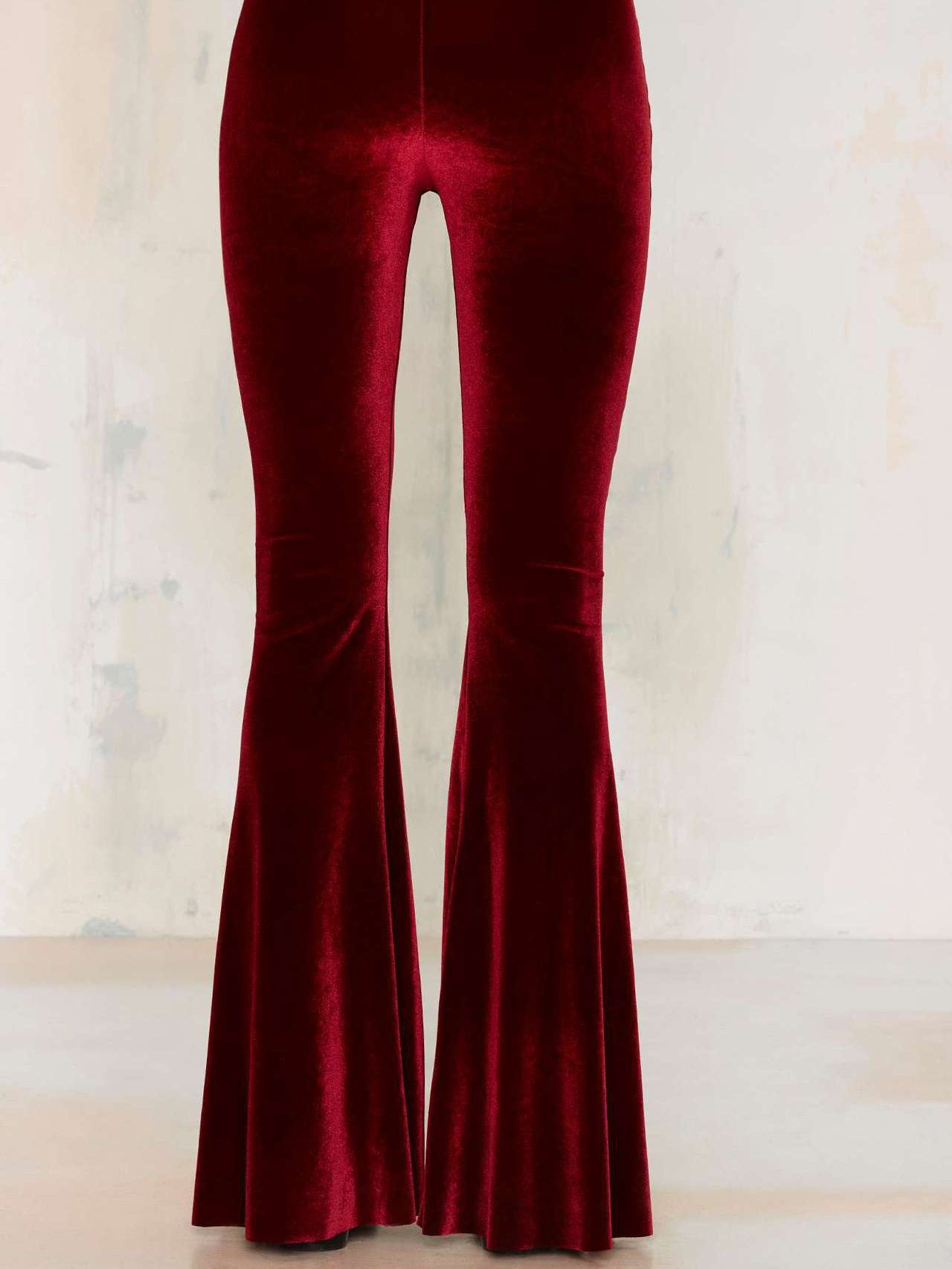 Vintage Gold Velvet Pants