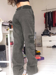 Pantalones cargo casuales 